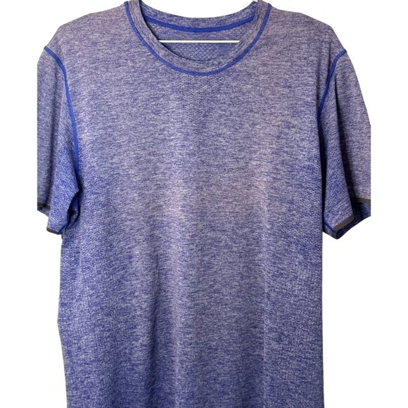 Lululemon purple athletic short sleeve shirt size L - Picture 2 of 5